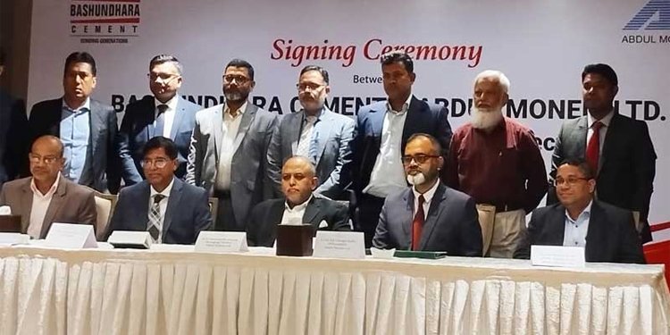 আব্দুল মোনেমের তিন প্রকল্পে ব্যবহার হবে বসুন্ধরা সিমেন্ট
